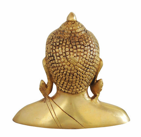 Brass Buddha Half Statue 1.31kg